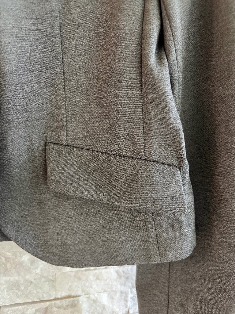 NWT Rag & Bone Charcoal Slade Cropped Ponte Blazer - Picture 6 of 7